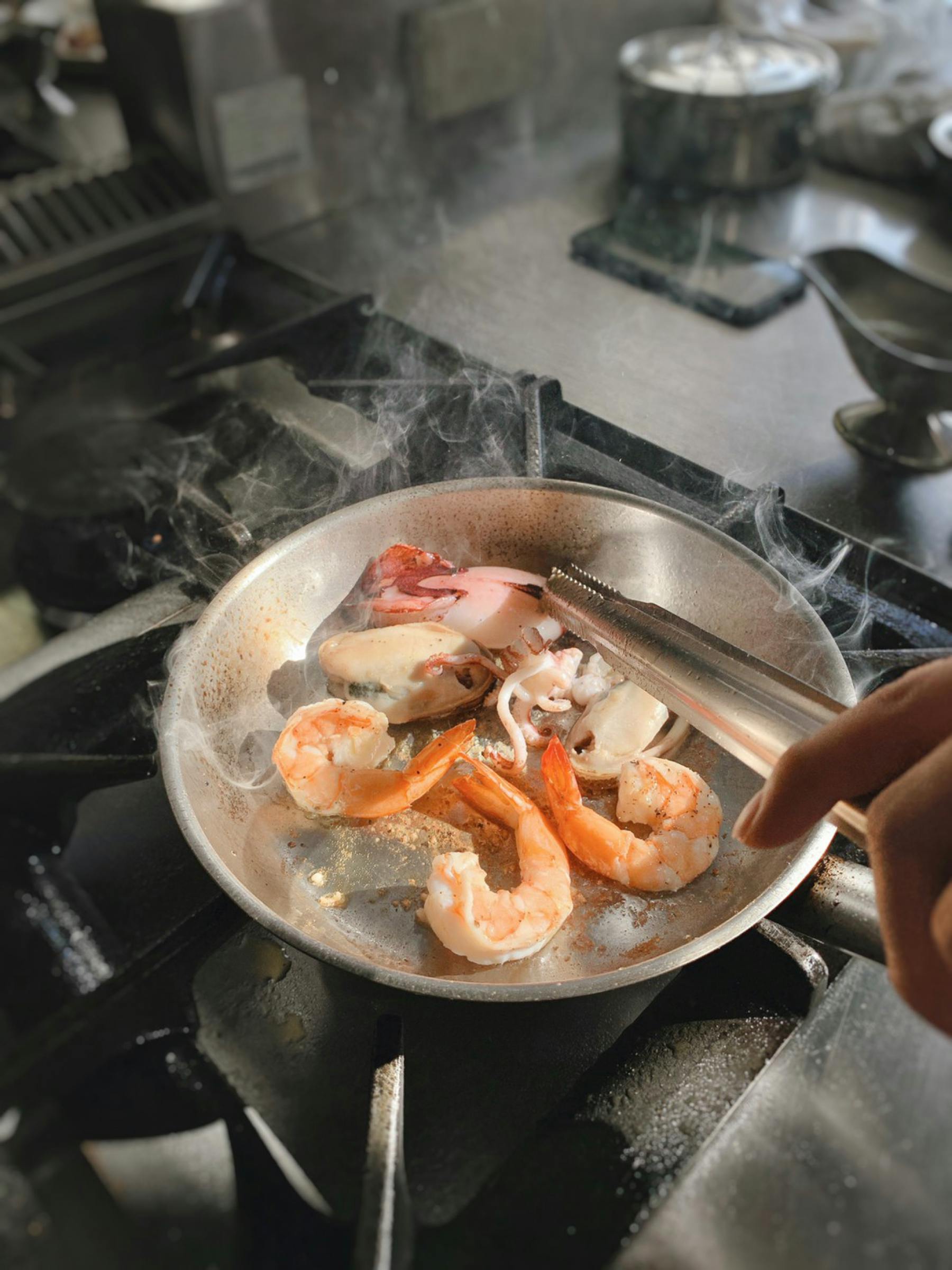 Garlic smoked Shrimp